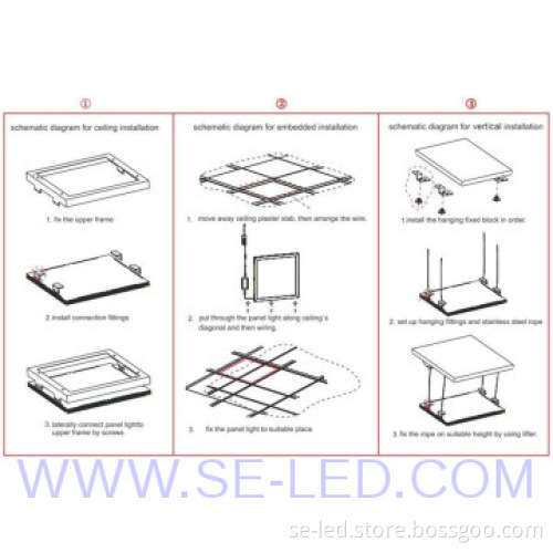 18W AC100-240V 1080lm LED light Panel